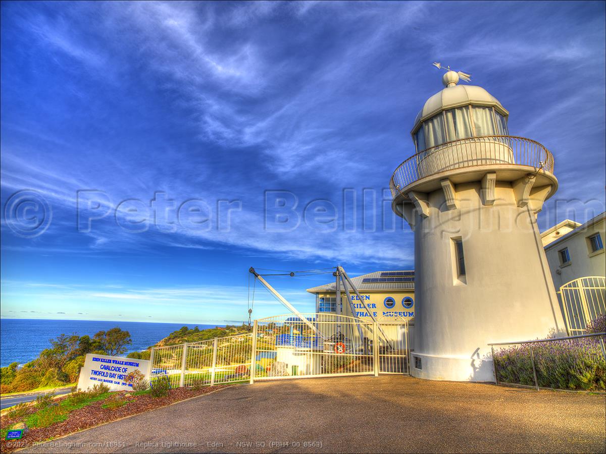 Peter Bellingham Photography Replica Lighthouse - Eden - NSW SQ (PBH4 00 8563)